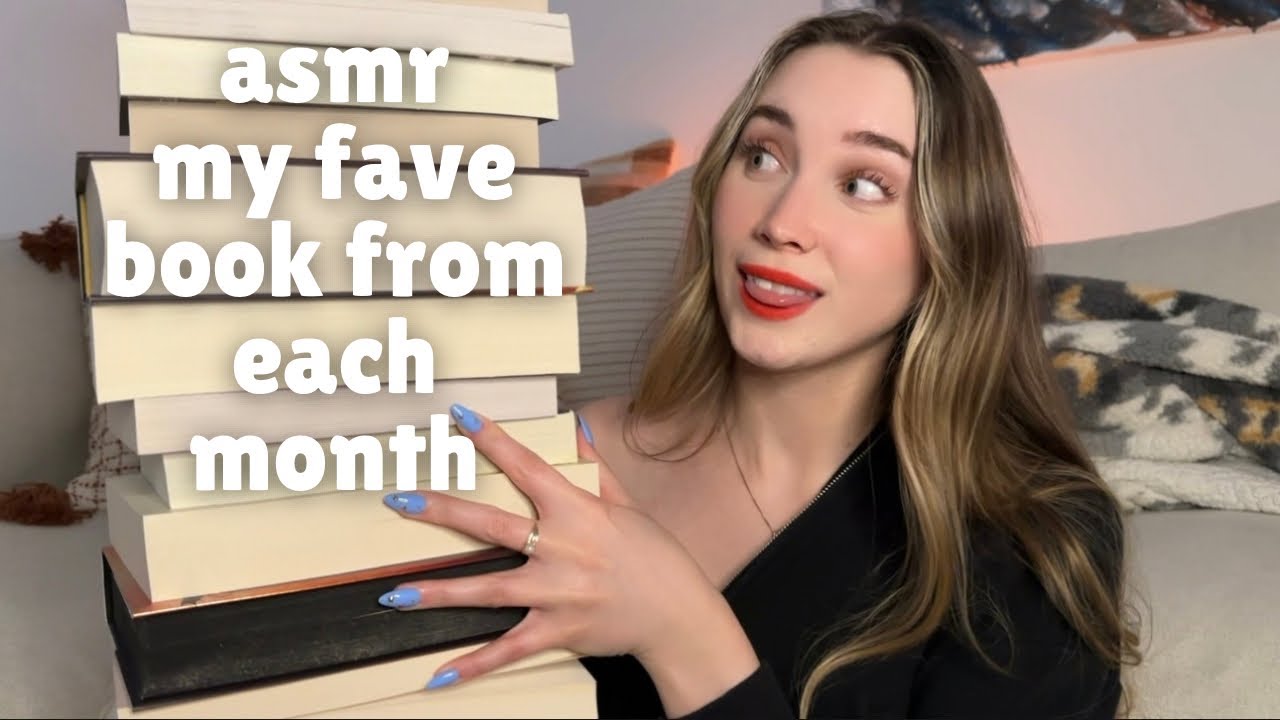 ASMR My Favourite Book From Each Month of 2024 (Tingly Whispers)