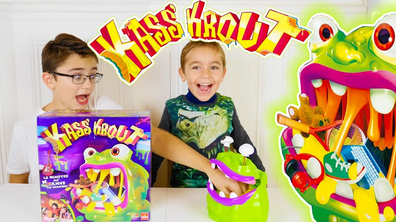 JEU - KASS'KROUT - Au Secours ! Ce Monstre Gluant Mange TOUT 😱 - Jeu de soci&eacute;t&eacute;