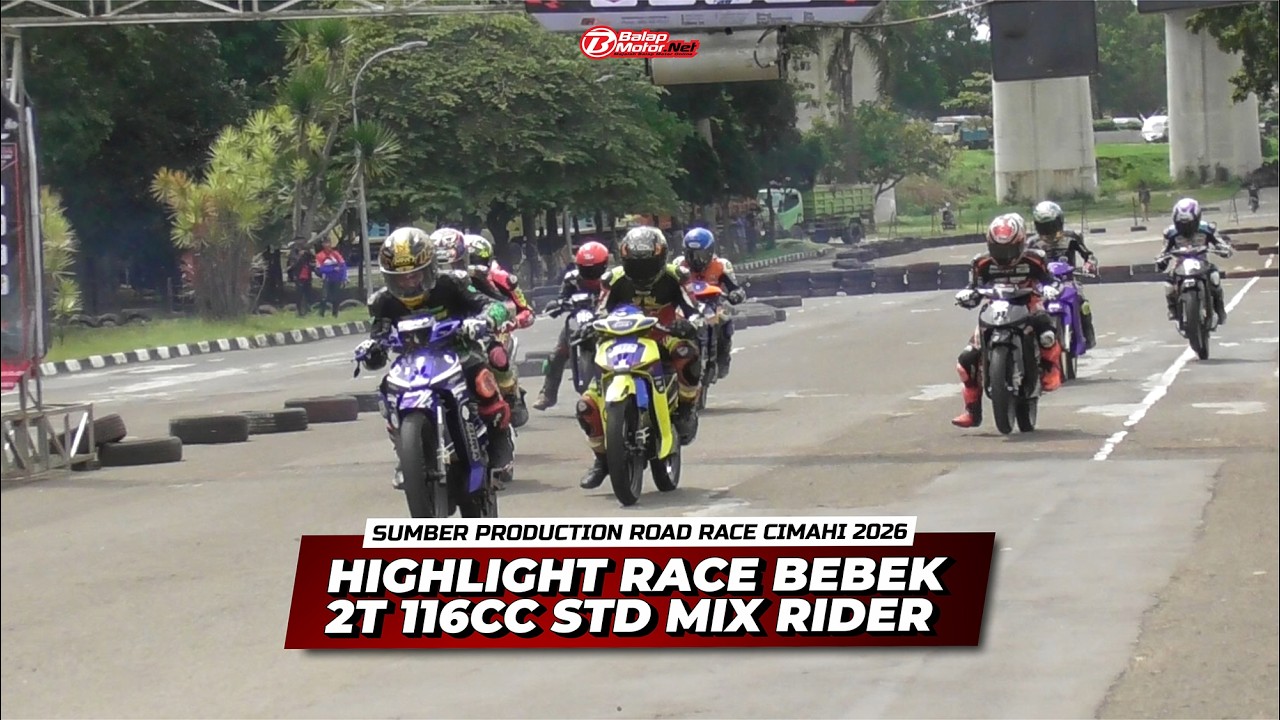 Highlight Race Bebek 2 Tak Standard 116cc Mix Rider Sumber Production Cimahi