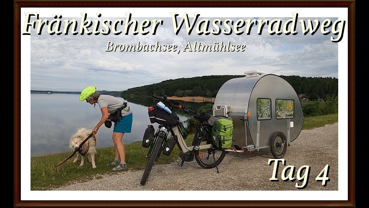 Fränkischer Wasserradweg, Tag 4; Brombachsee, Altmühlsee, Heidelbeeren und Vogelparadies,