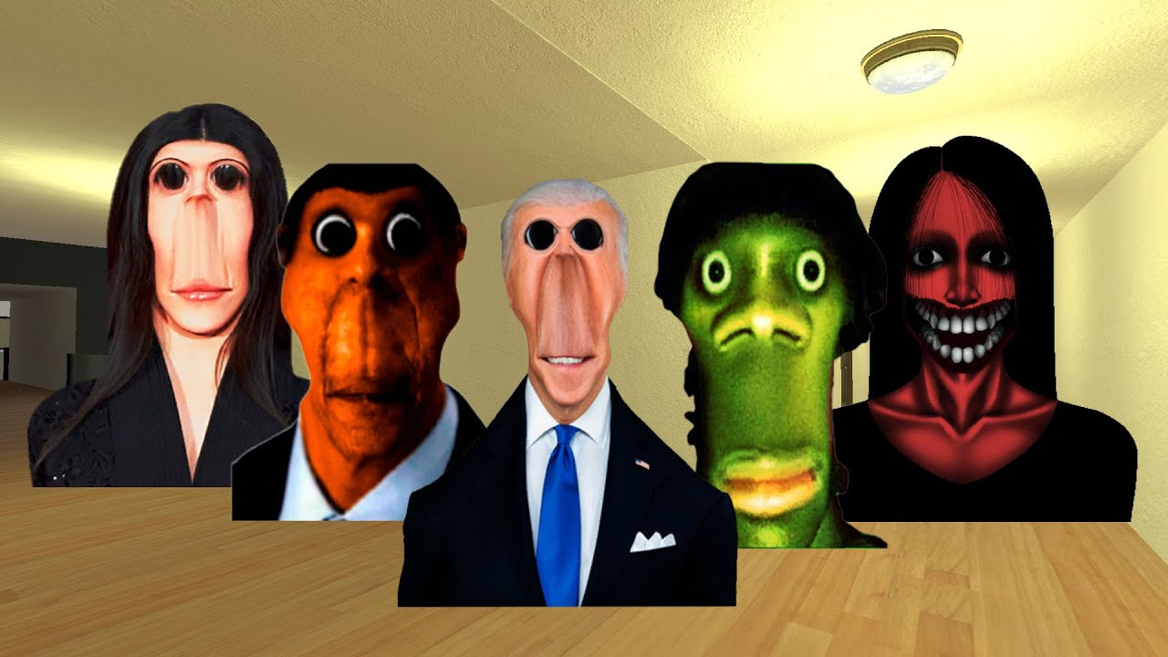 Kuchisake Onna,Joe Biden,Rosalia,Obunga,Hamood Habibi,Termina,Selenered,Scary Hand,Plankton In Gmod