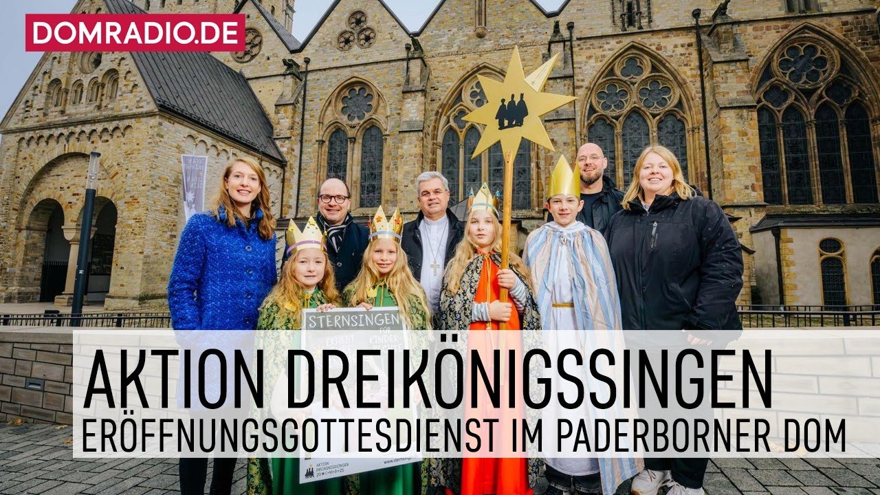 Eröffnung der Aktion Dreikönigssingen im Paderborner Dom am 28.12.2024