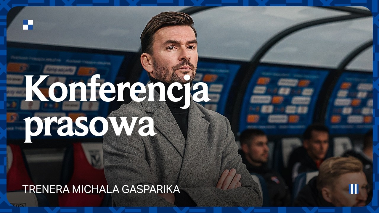 KONFERENCJA PRASOWA | Trener Michal Gasparik po meczu z Lechem Poznań w ćwierćfinale PP