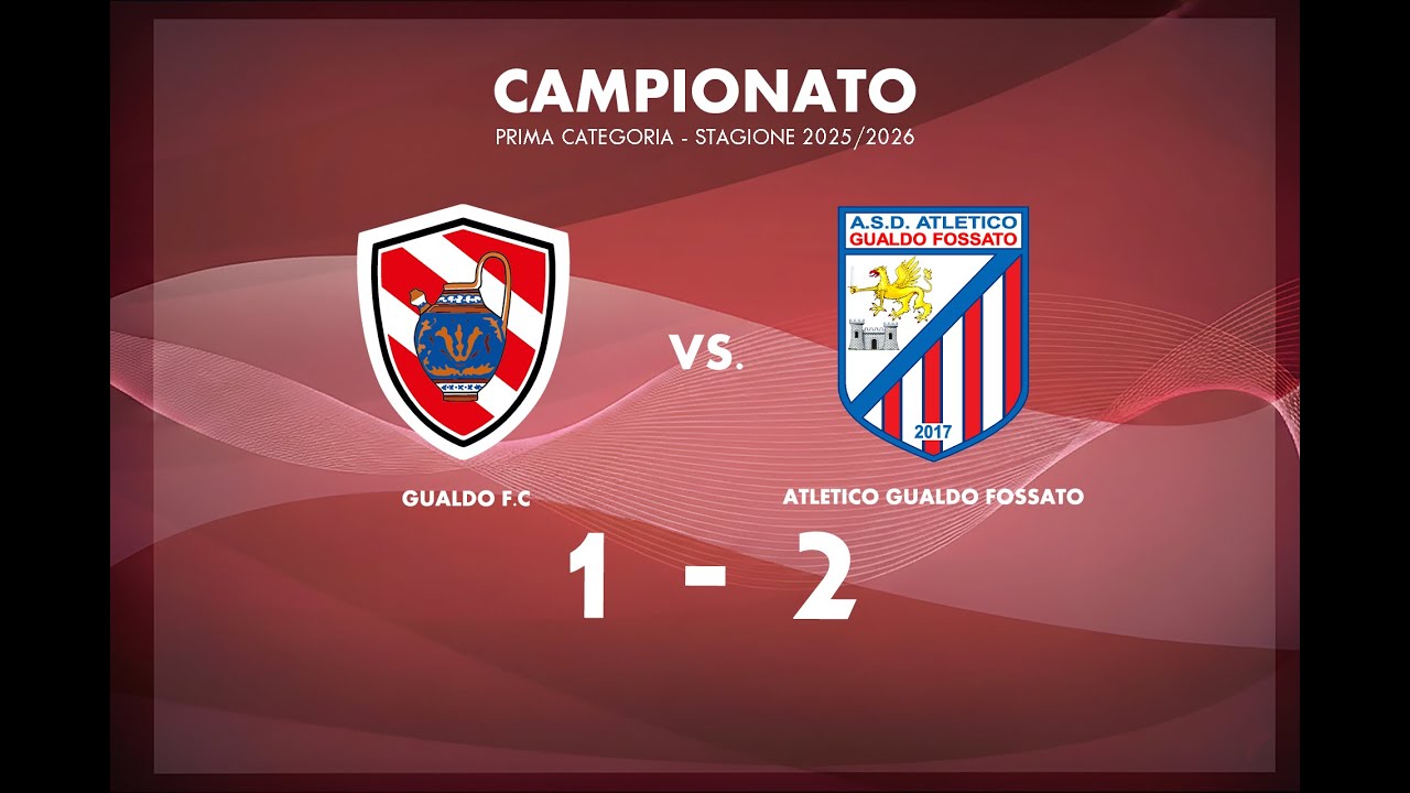 F.C. GUALDO - ATLETICO GUALDO FOSSATO 1-2 gol e highlights | Prima categoria