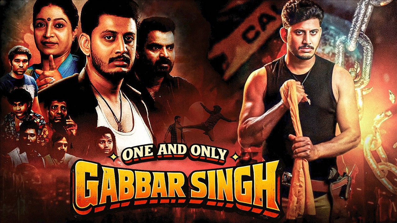 ONE AND ONLY GABBAR SINGH (4K) Latest South Hindi Dubbed Action Movie | Sharan Shetty, Wencita Dias