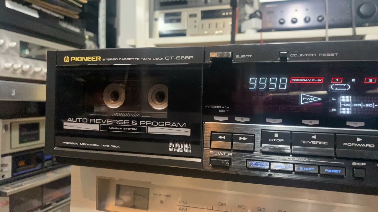 PIONEER CT-S88R cassette tape deck-1985