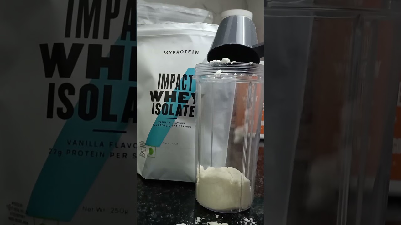 My Protein Impact Whey Isolate Vanilla Flavour