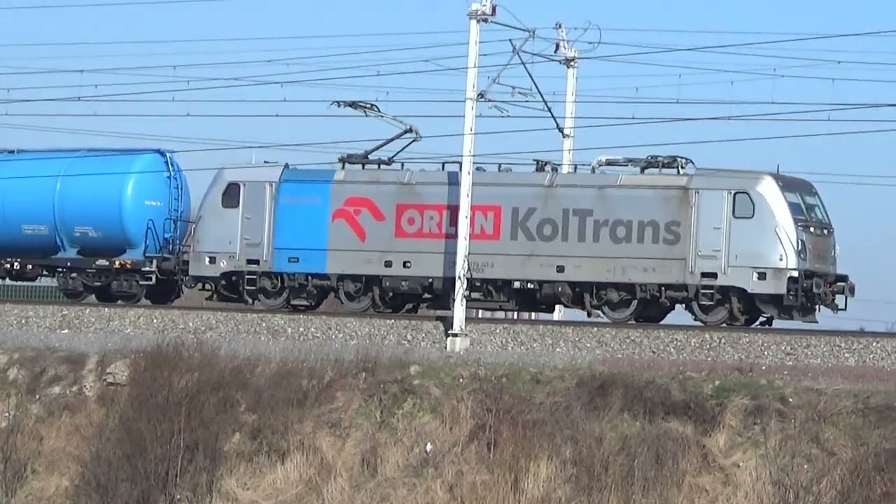 Traxx DC3 E594-021 lokomotywa należąca do  Railpoolu a dzierżawiona przez Orlen Koltrans