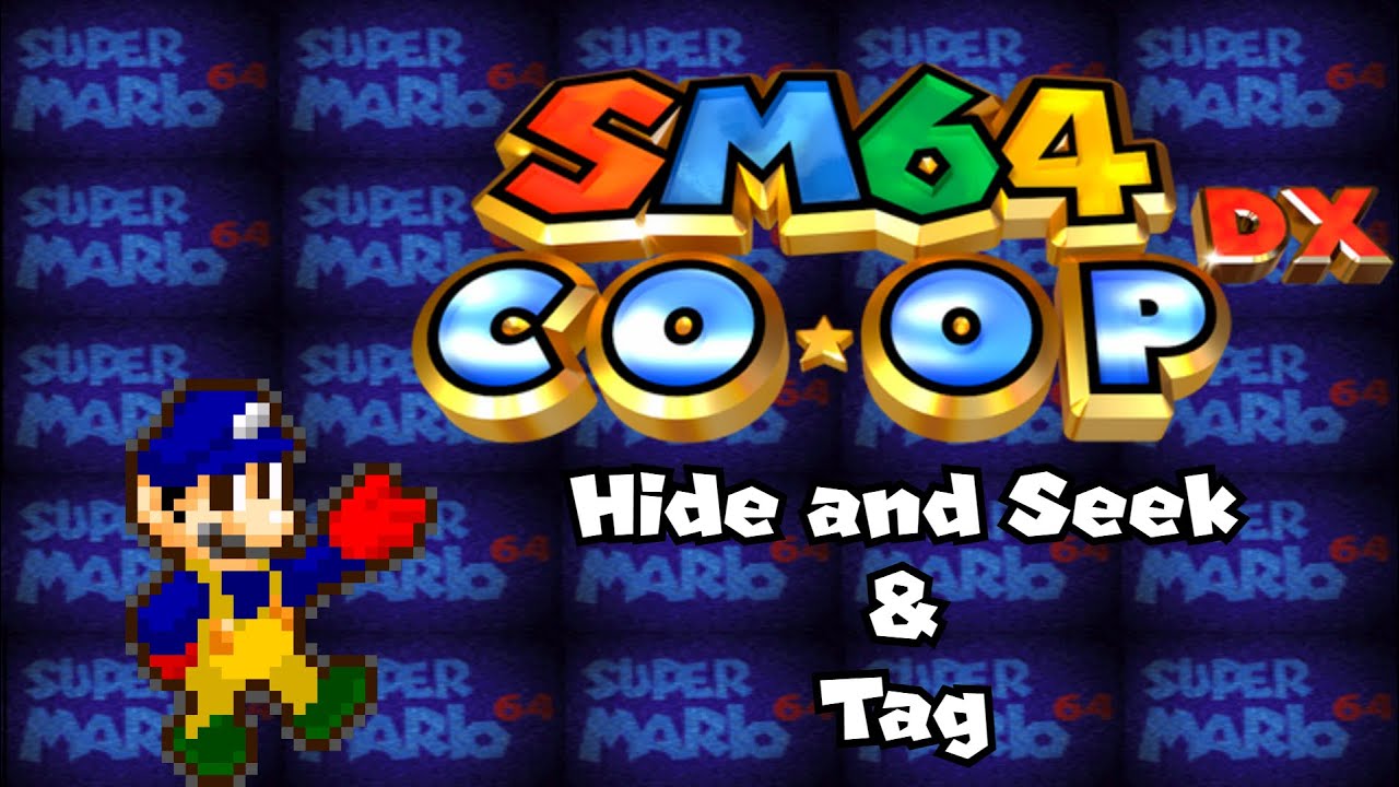 Super Mario 64 Co-Op WITH YOU || Hide and Seek and Tag