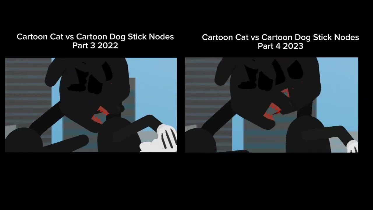 Cartoon Cat vs Cartoon Dog Stick Nodes Part 3 vs Cartoon Cat vs Cartoon Dog Stick Nodes Part 4