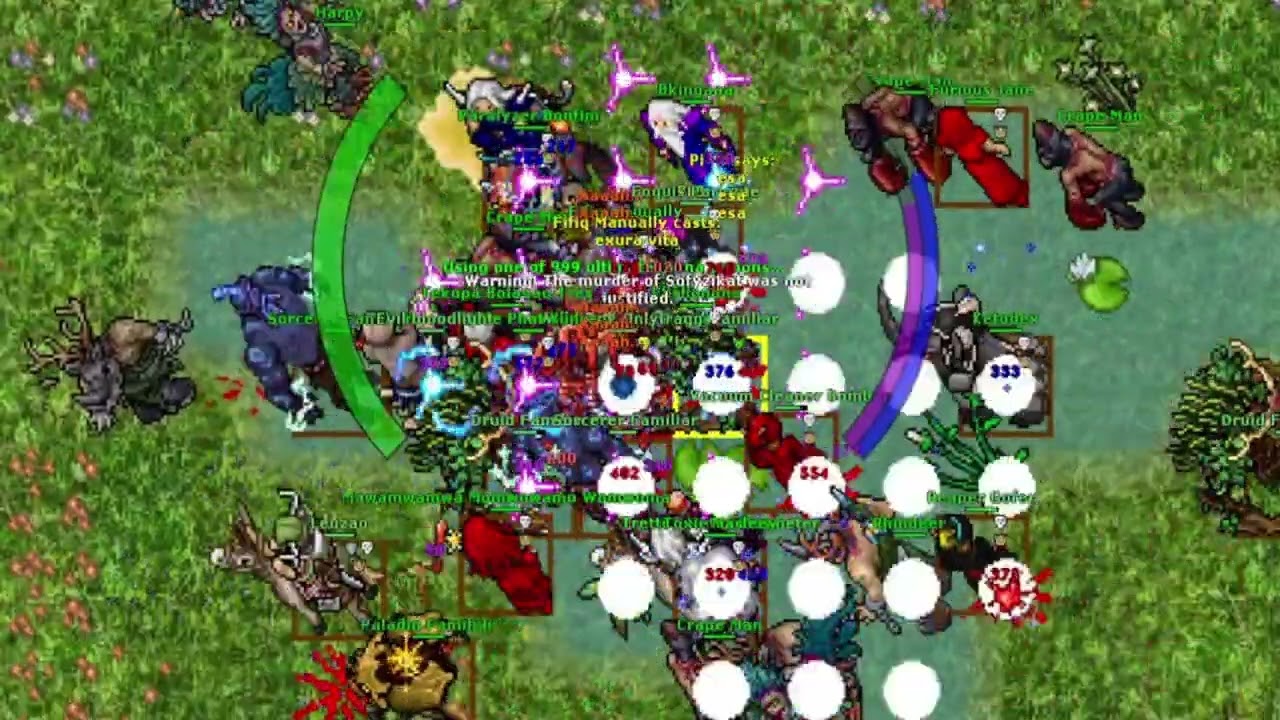 Tibia NEW PELORIA WAR SLEEPERS vs ALL EU SERVERS PART I .