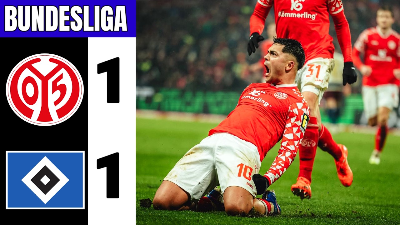 1. FSV Mainz 05 - Hamburger SV 1-1 Highlights | Bundesliga 2025/26 Mainz Hamburg