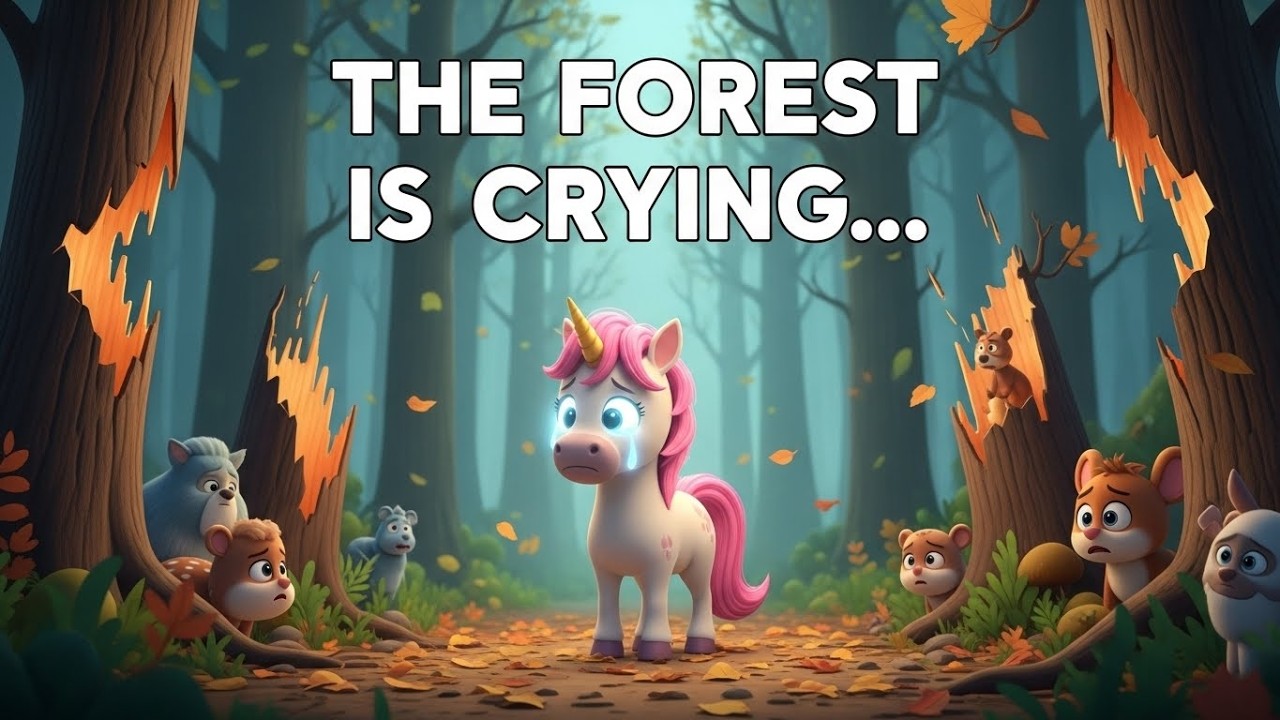 The Brave Unicorn Who Saved the Forest | A Gentle Eco Story for Kids
