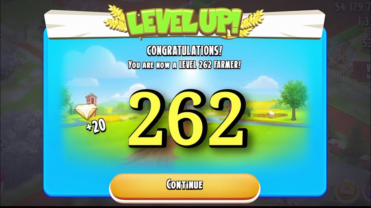 Hay Day LEVEL UP 262!