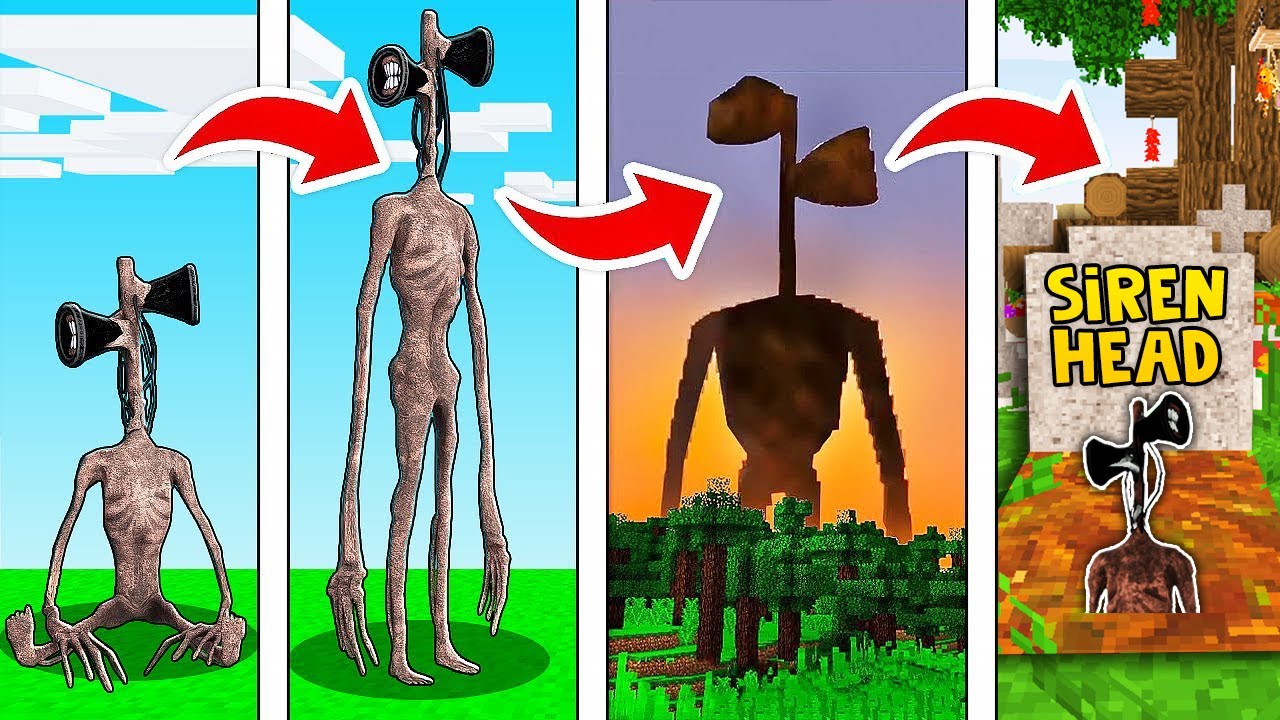 JAK WYGLĄDA ŻYCIE SIREN HEAD W MINECRAFT?!