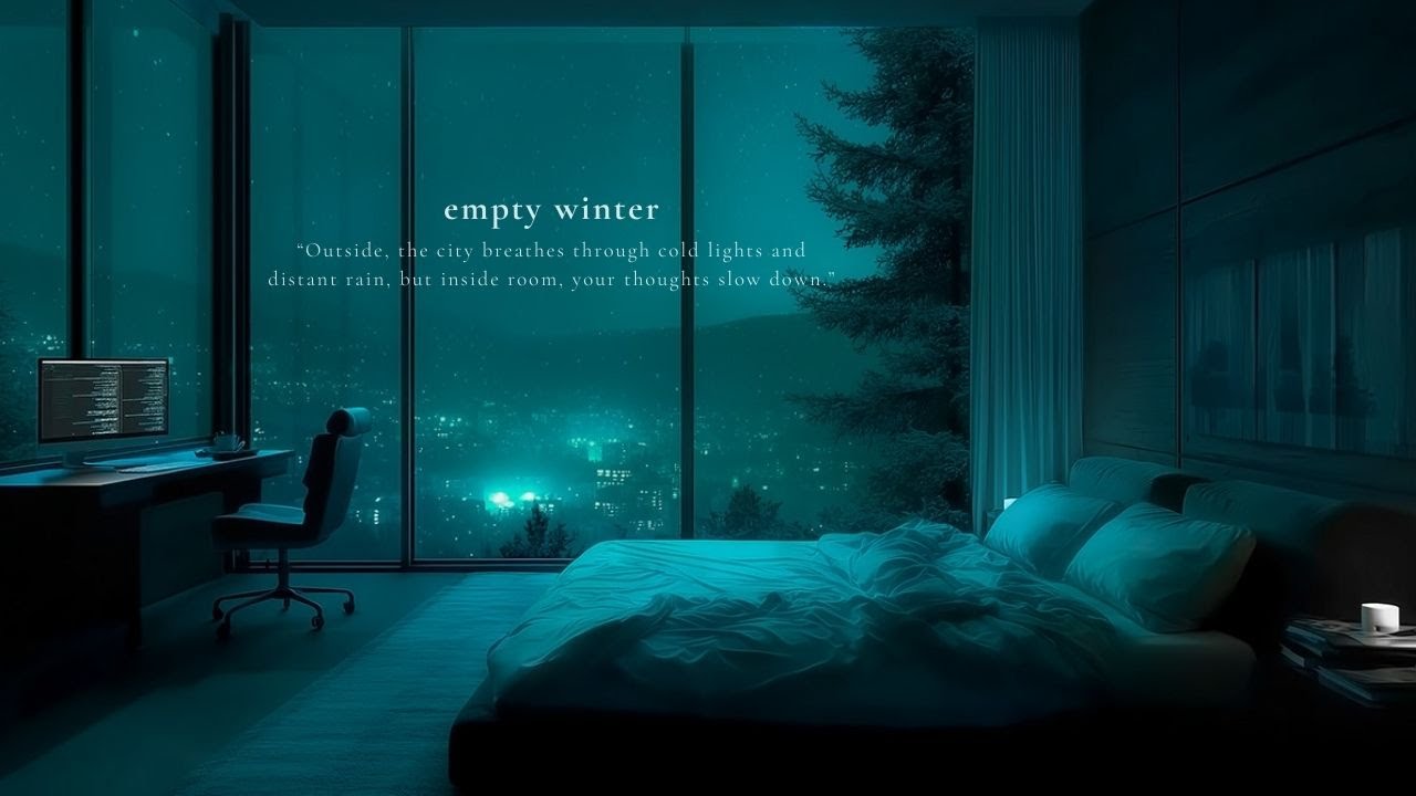 empty winter | night ambient soundscape