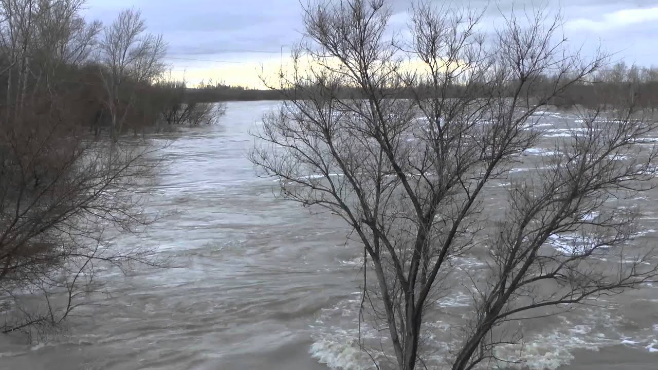 потоп в темиртау 15.4.2015 год. река 