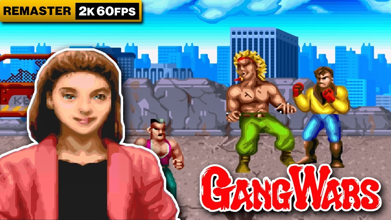 GANG WARS (Arcade) LONGPLAY / Full HD Enhanced