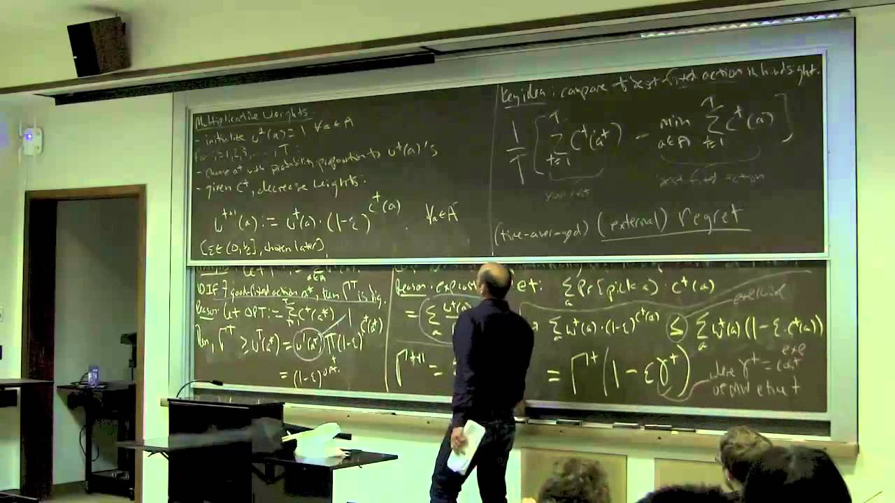 Algorithmic Game Theory (Lecture 17: No-Regret Dynamics)