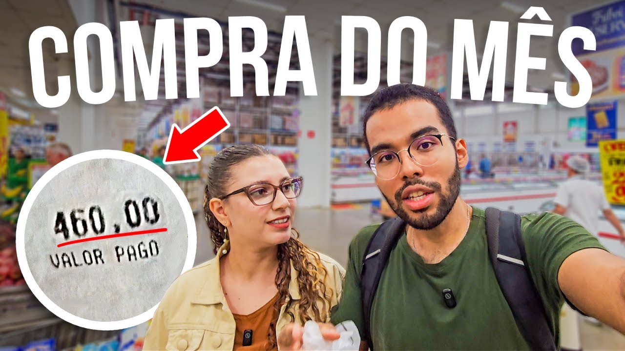 COMPRA DO MÊS PARA DUAS PESSOAS COM 460 REAIS!