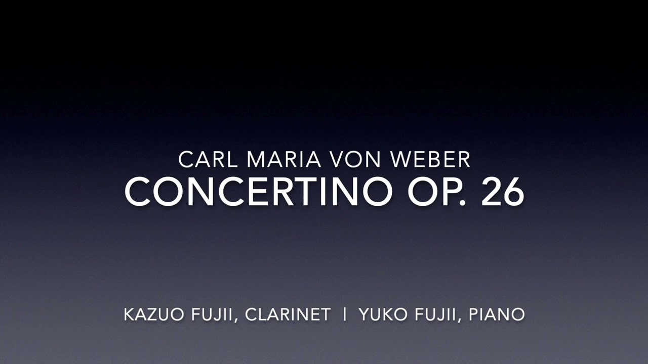 Weber   Concertino Op.26