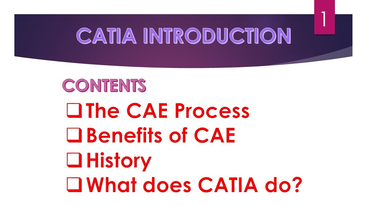Introduction and History of Catia Software