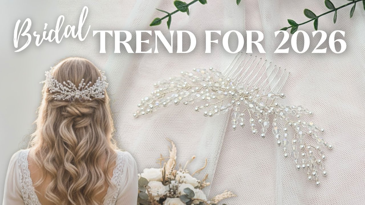 Bridal Hair Accessory Trend for 2026 | Follow This DIY Wedding Hair Comb Tutorial