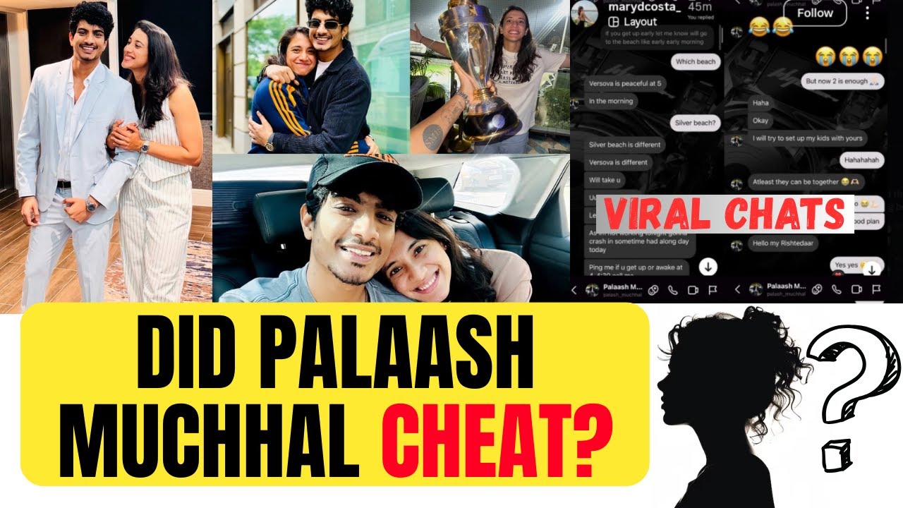 Cheating allegations surface against Palaash, screenshots viral after wedding with Smriti postponed