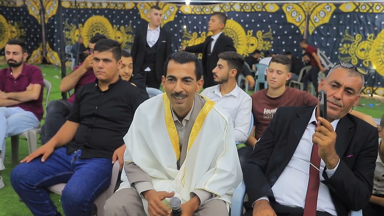 سهرة العريسين خليل و علي المختار تركمان _ الفنانين محمد العراني واكرم قعوار _ محاورة