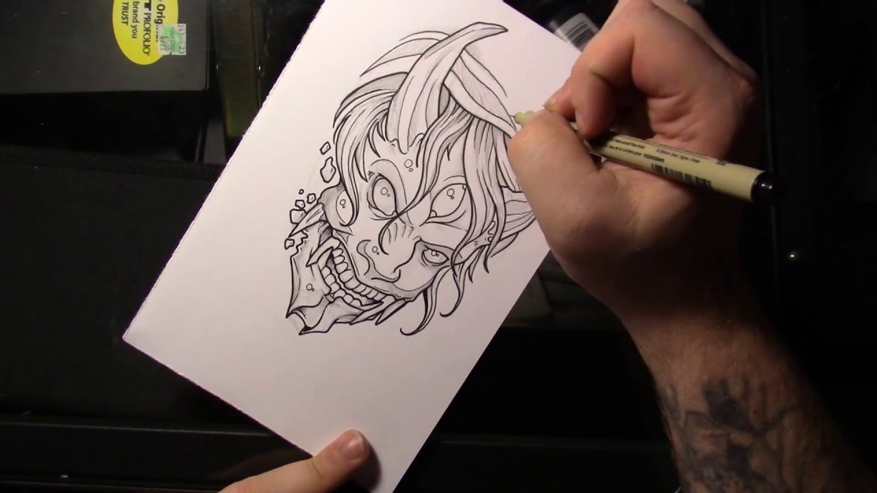 Hannya Mask Timelapse