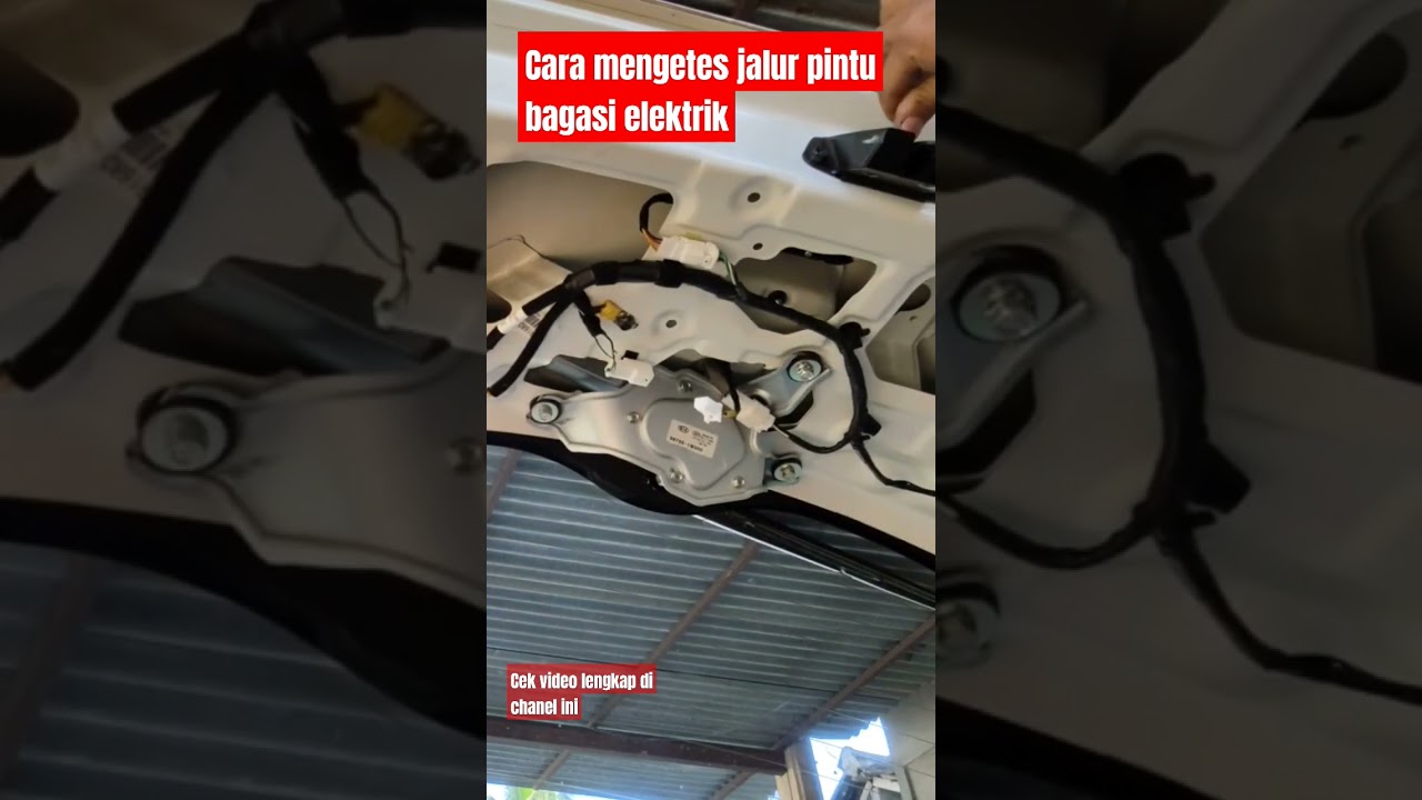 pintu bagasi elektrik macet gak mau di buka #mobile #doorlock #powerwindow