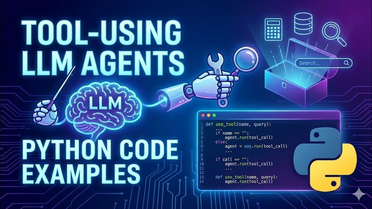 Использование LLM-агентов в инструментах: примеры кода на Python.