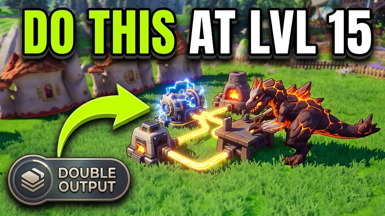 Best Aniimo Level 15 Homeland Build: Double Production Lines : 120% Electricity & Worker Setup