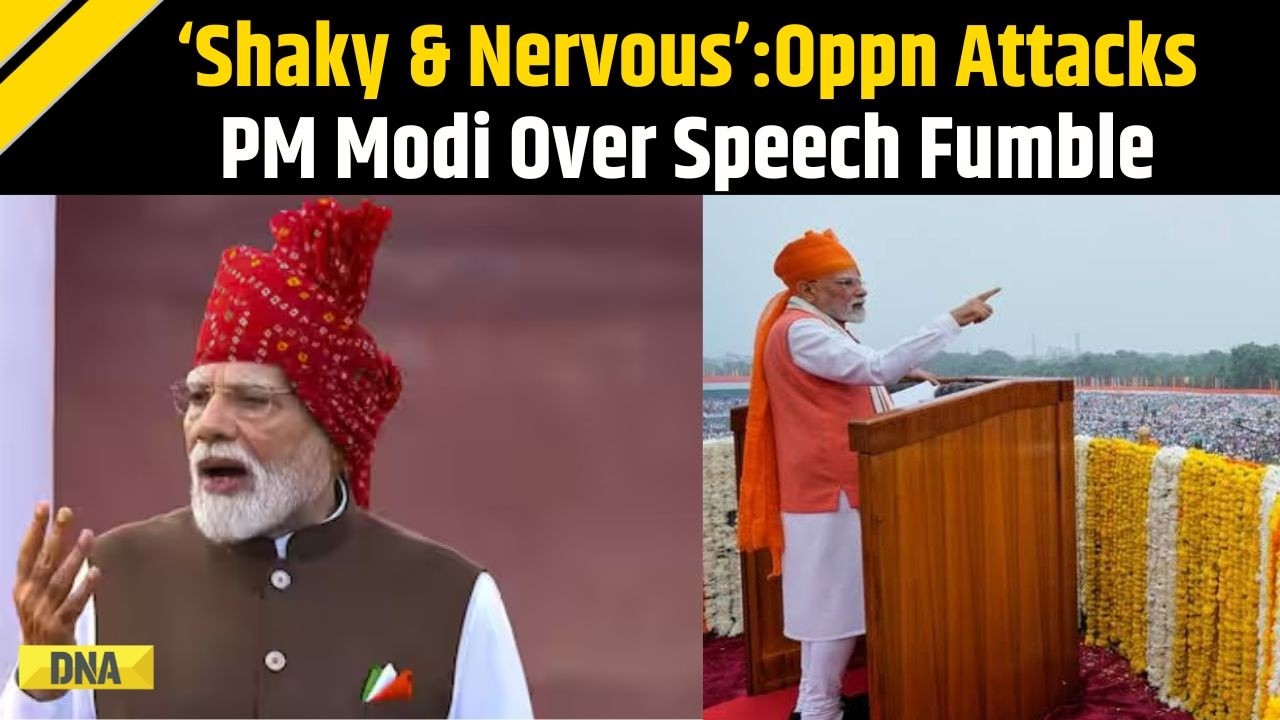 Opposition vs PM Modi: Independence Day Speech Fumble & 'Dimaagi Naxal' Controversy Explained