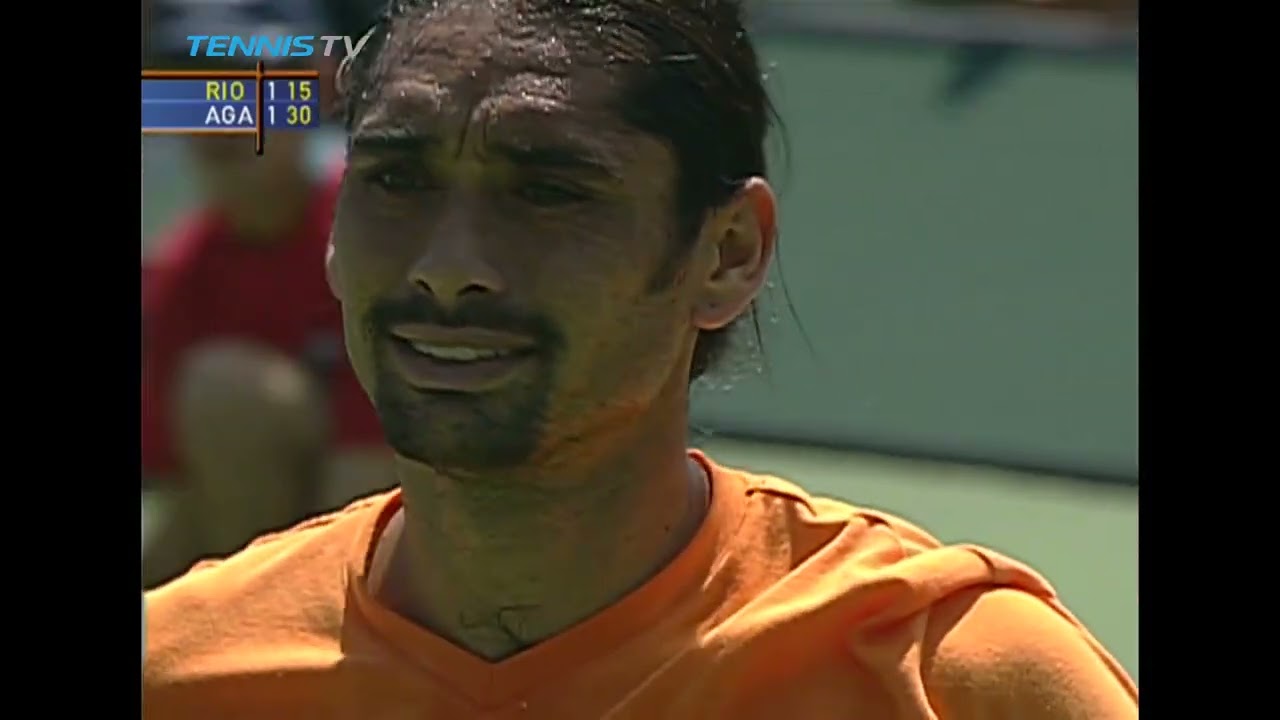 Key Biscayne 2002 SF Agassi vs Rios