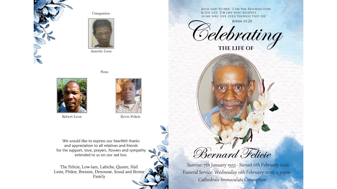 Celebrating The Life Of Bernard Felicie