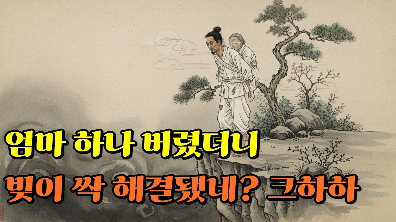 빚쟁이에 쫓겨 친엄마를 산채로 동굴에 버린 패륜아... 10년 뒤 저승사자가 찾아와 내린 소름 돋는 판결 I 야담 I 민담 I 전설 I 설화 I  옛날이야기