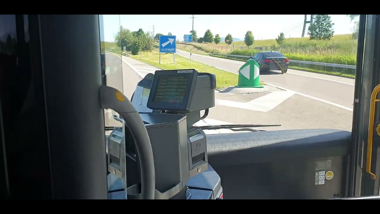 Busfahrt von Altstätten SG nach St. Margrethen SG