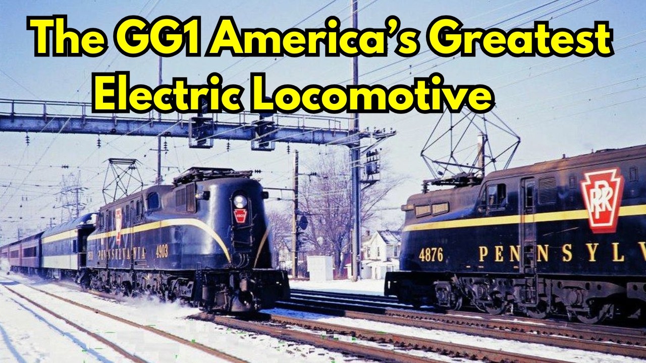 GG1: величайший электровоз Америки #gg1 #amtrak #locomotive #usa #fyp