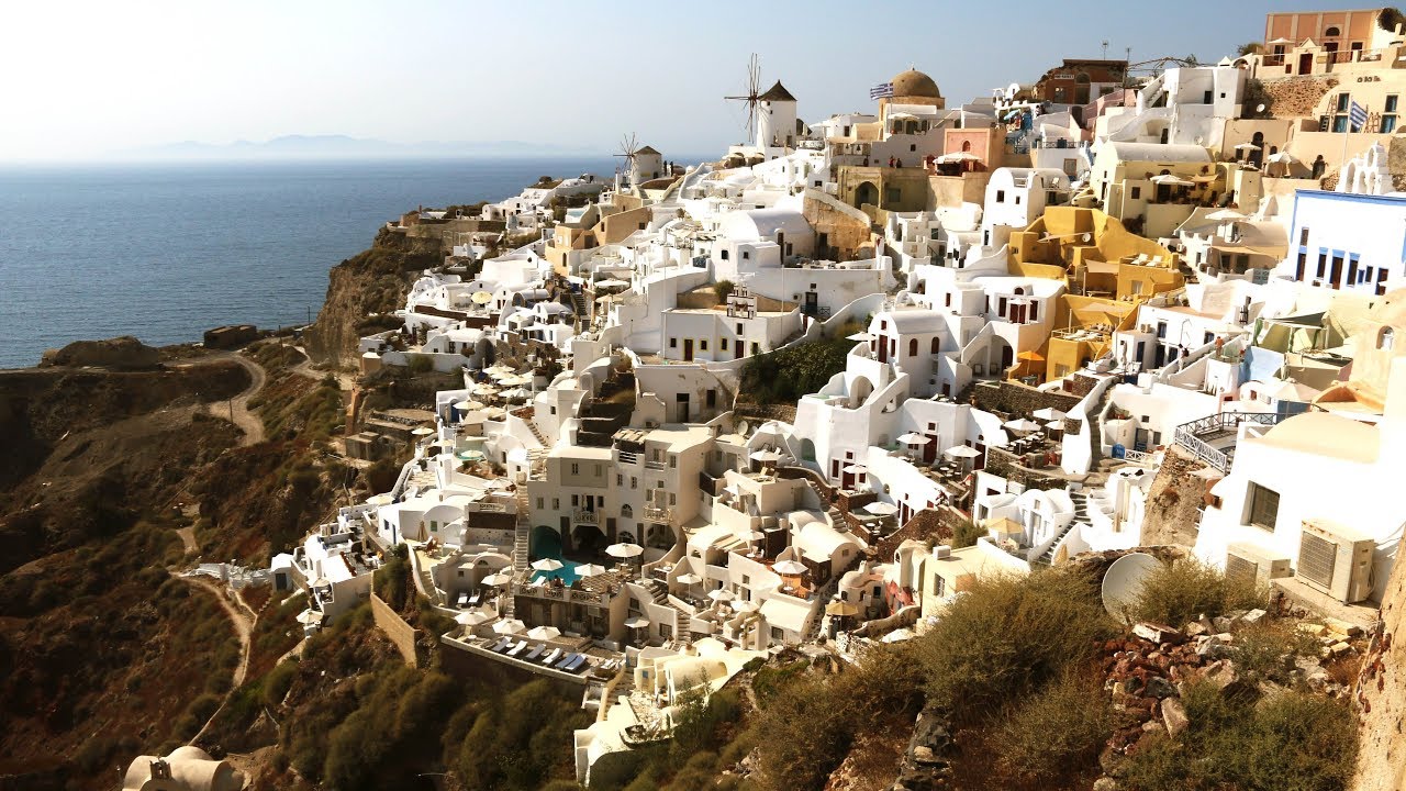 Santorini Oia Greece 4K