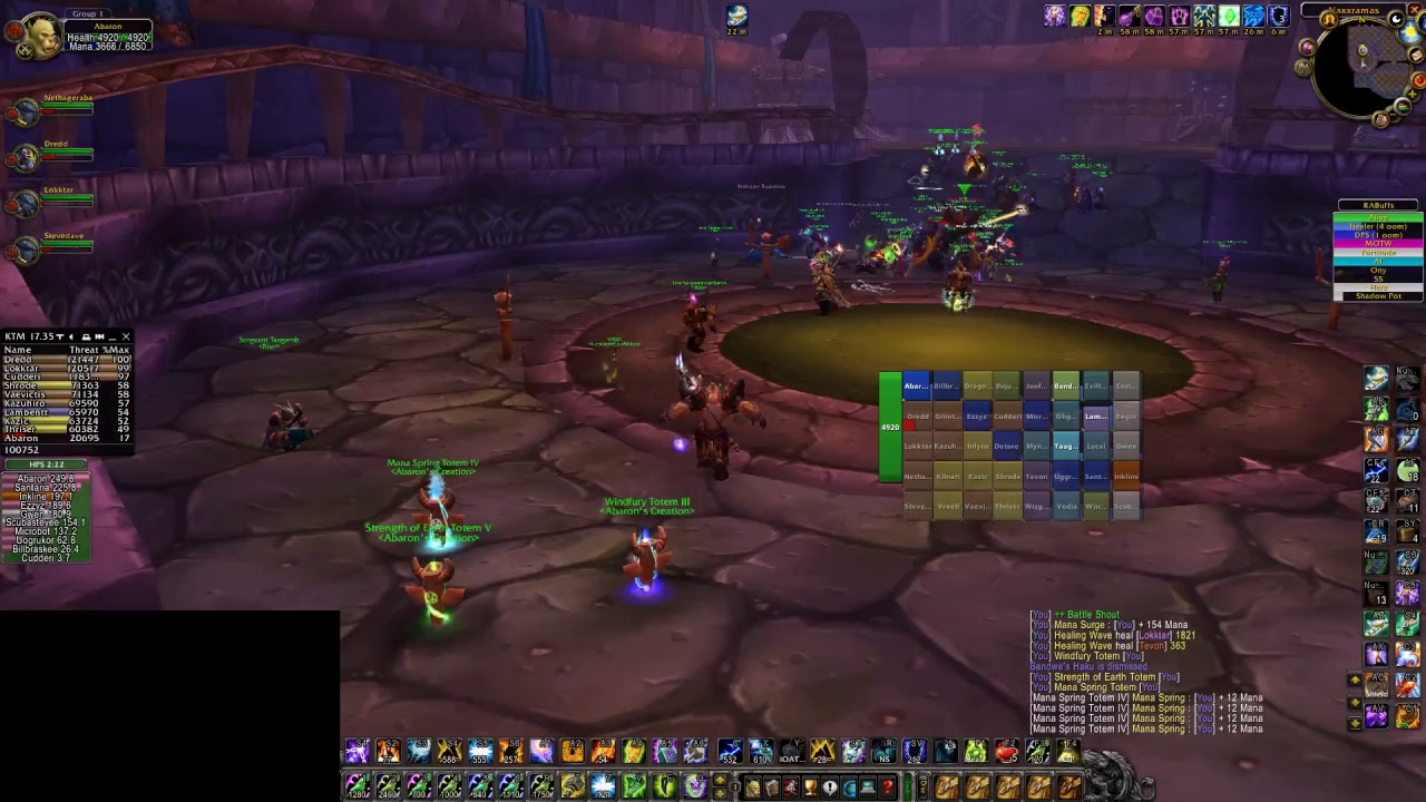 Vanilla WoW - Naxxramas 40 Man - Resto Shaman