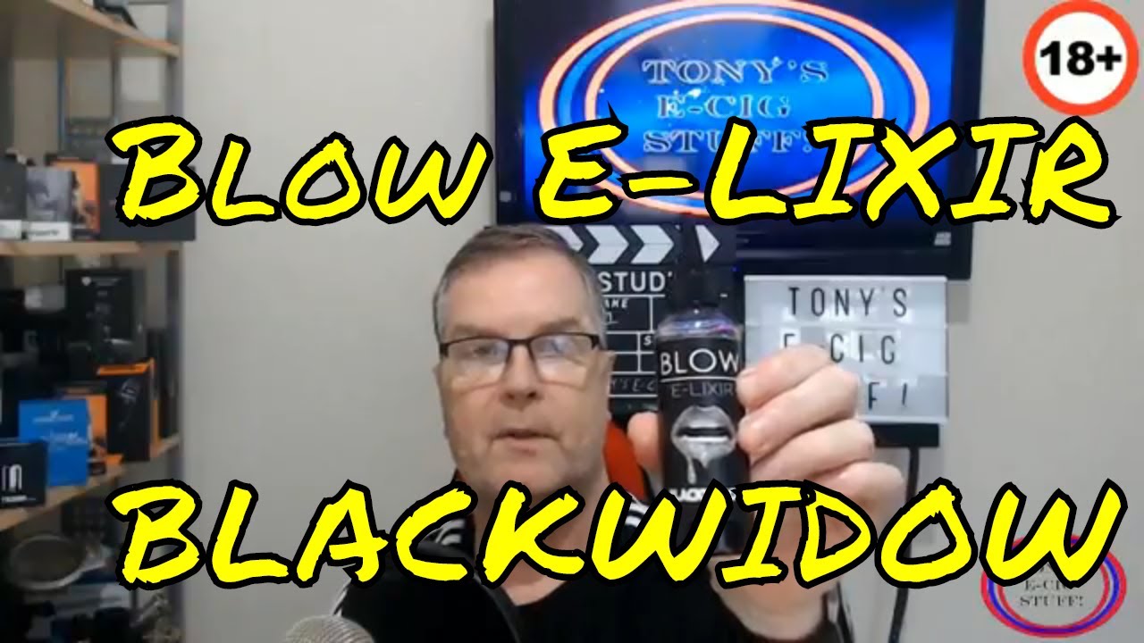 BLOW E LIXIR BLACKWIDOW  E-Liquid Review.