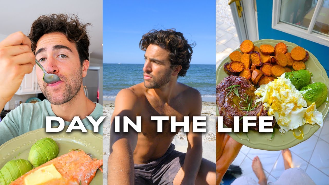 living the healthy life by the beach