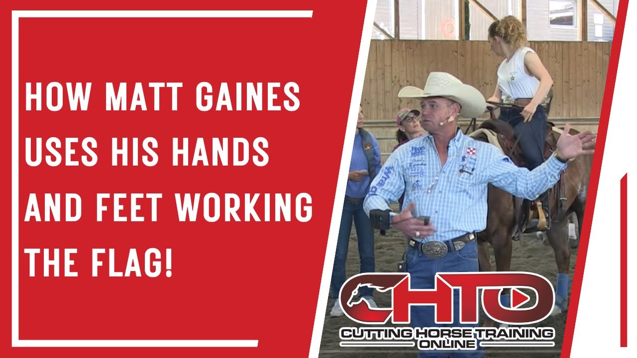 How Matt Gaines Uses His Hands And Feet Working The Flag!