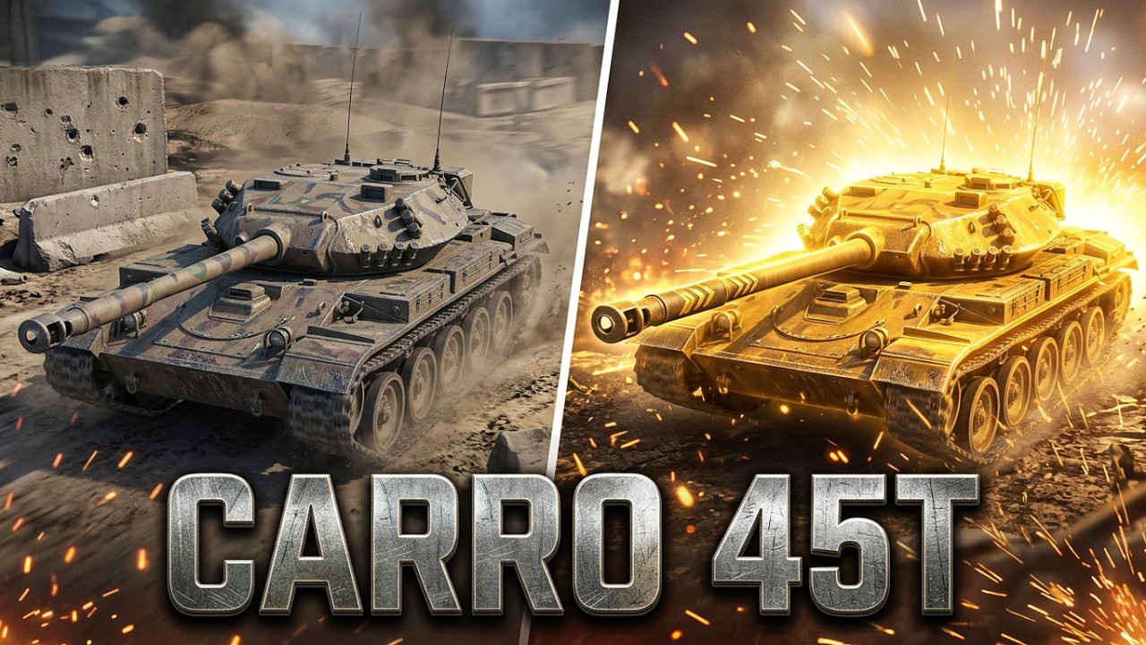 WoT: Blitz // класний квест я прям кайфую Carro 45t // шлях до 3 відміток