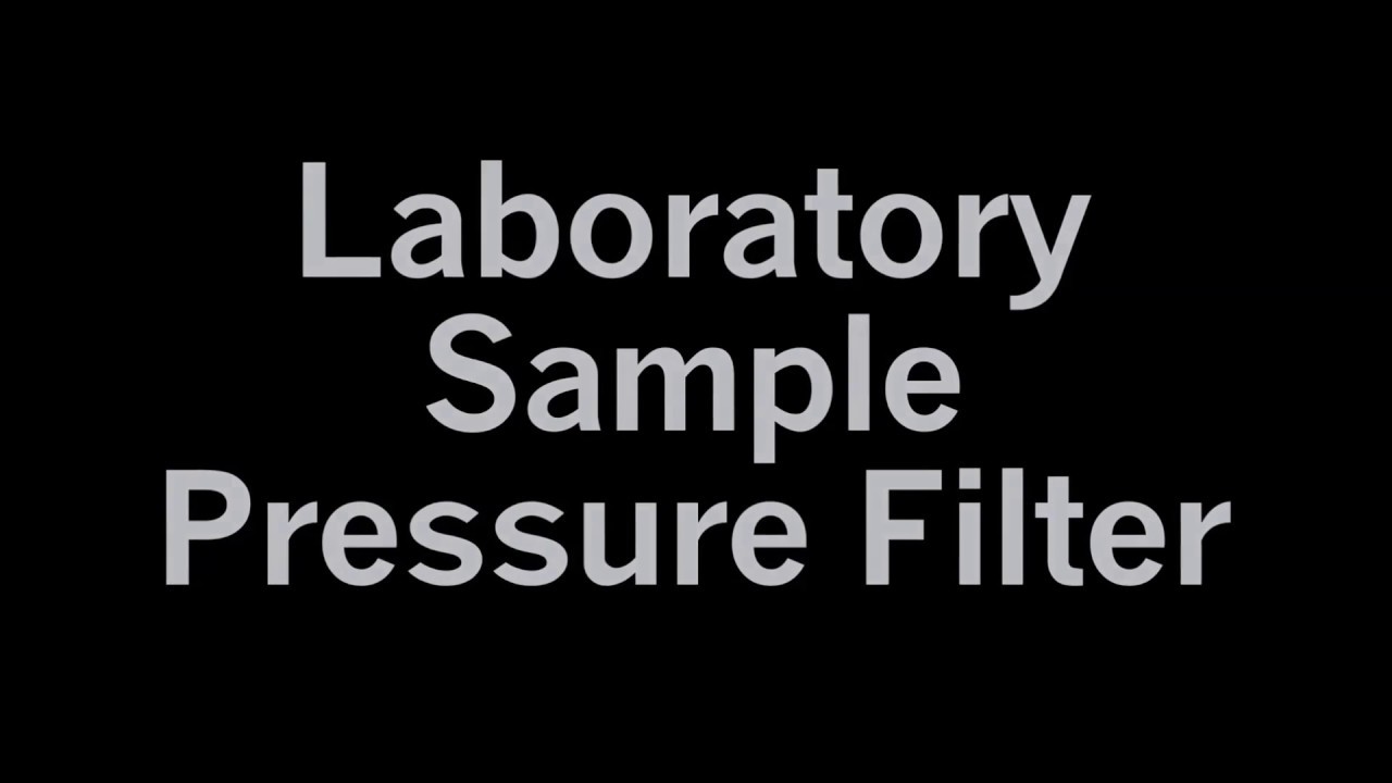 Laboratory Pressure Filter