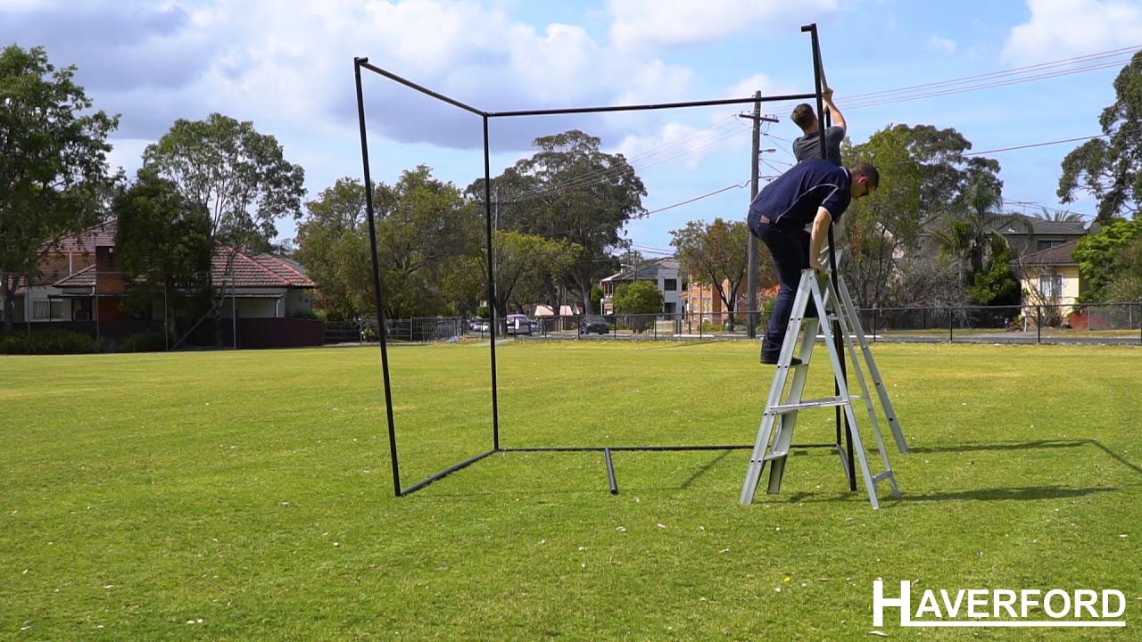 Assembly: Portable Cricket Cage: 3m x 3m | Haverford.com.au