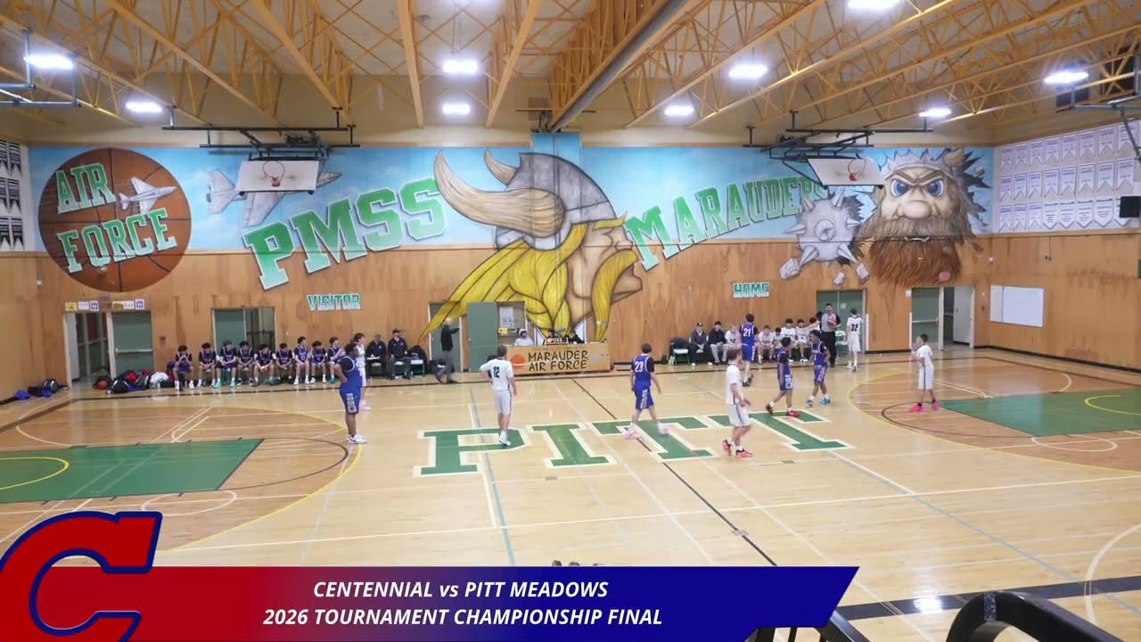 2026 Tournament Final: Centennial Junior Boys' Basketball vs Pitt Meadows Marauders