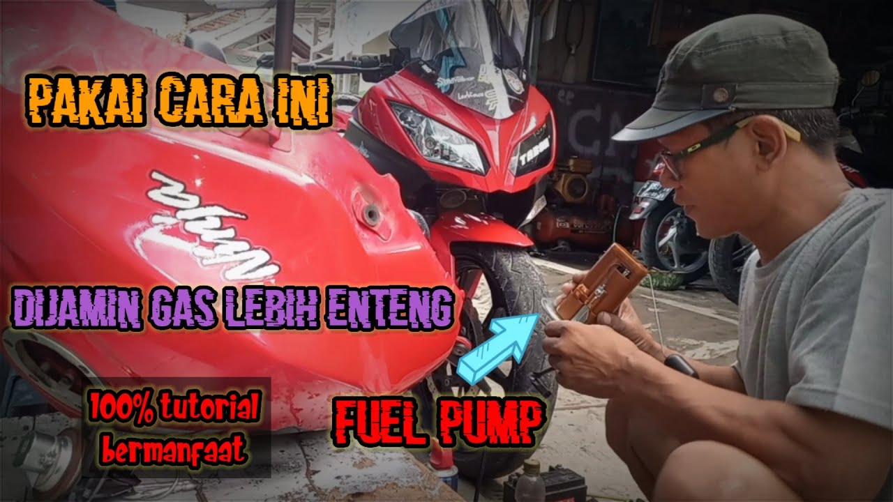 Cara membersihkan fuel pump kawasaki ninja 250 fi