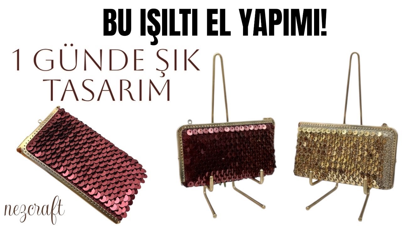 Örgü Abiye Çanta Nasıl Yapılır? | Telefonluk & Gece Çantası